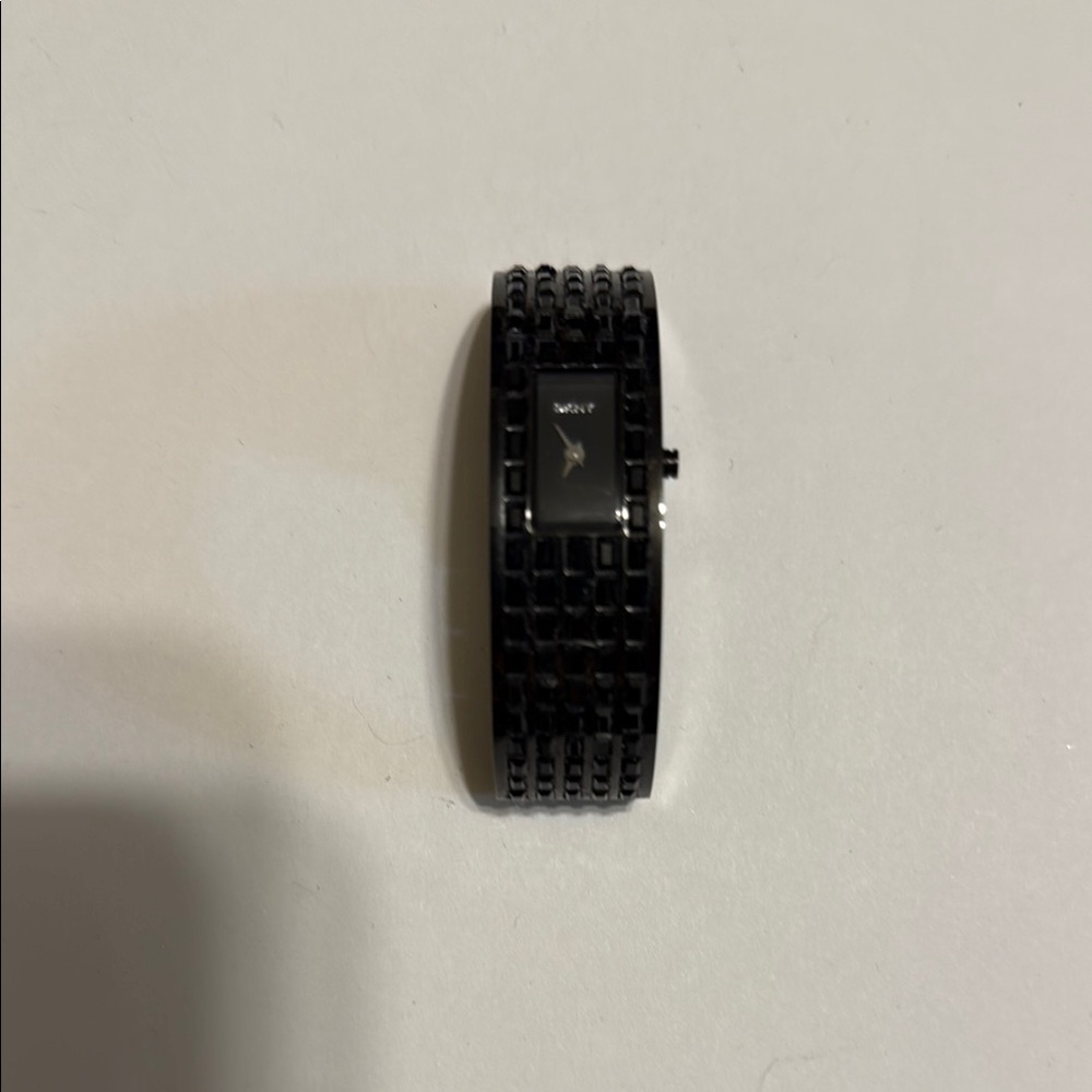 DKNYC Donna Karan Black Watch with Beaded Design